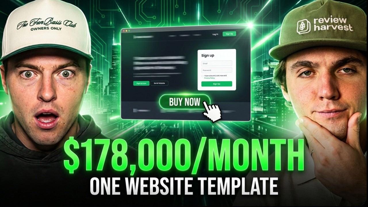 He Makes $178,000/month Selling One Website Template - Tutorial video by Clay Lawrence