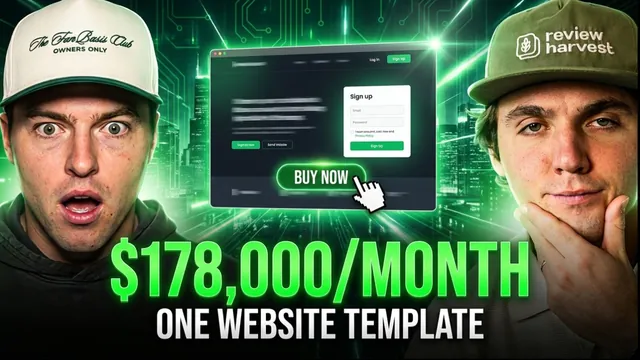 He Makes $178,000/month Selling One Website Template