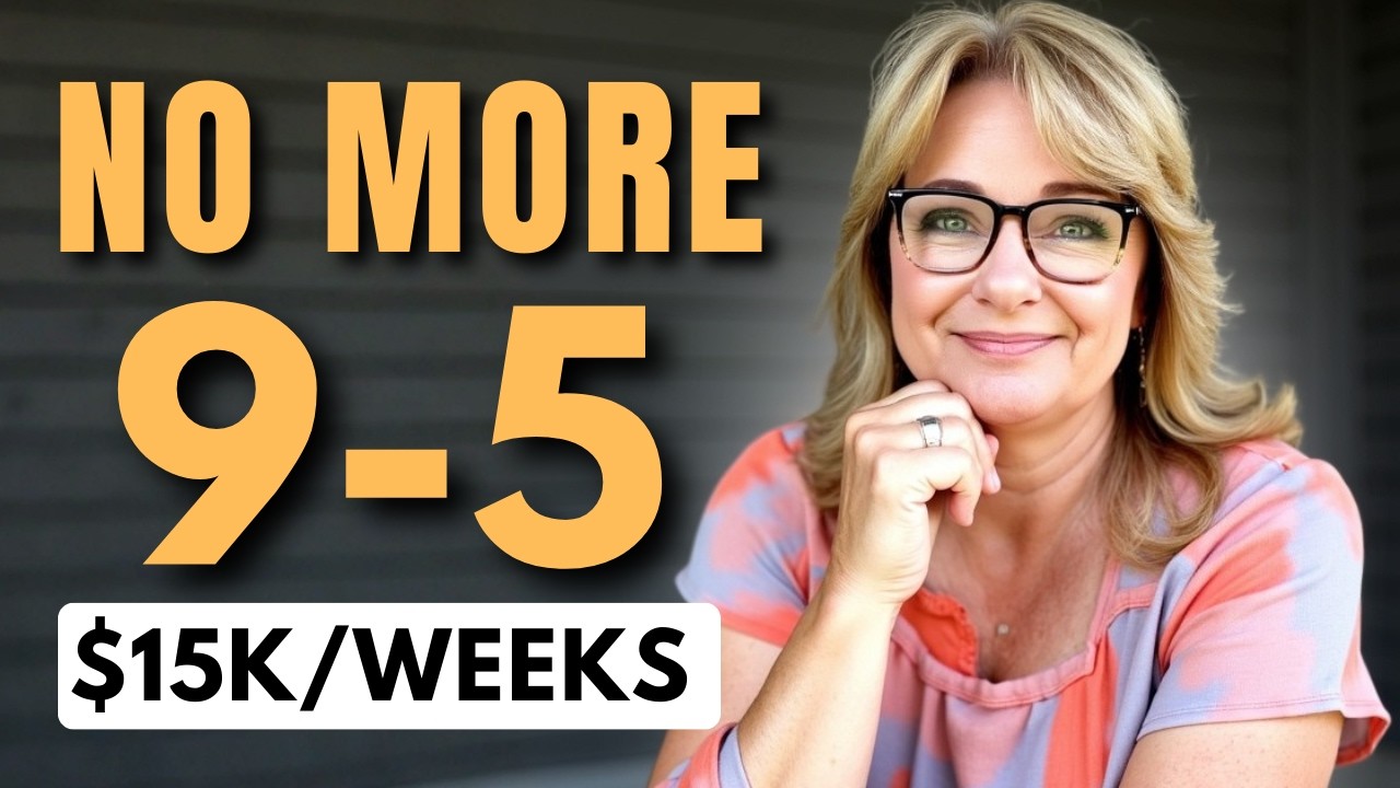 The 6 BEST Remote Income Streams for 50+ That Helped Me Leave the 9–5 Grind - Tutorial video by Wendy Nolan