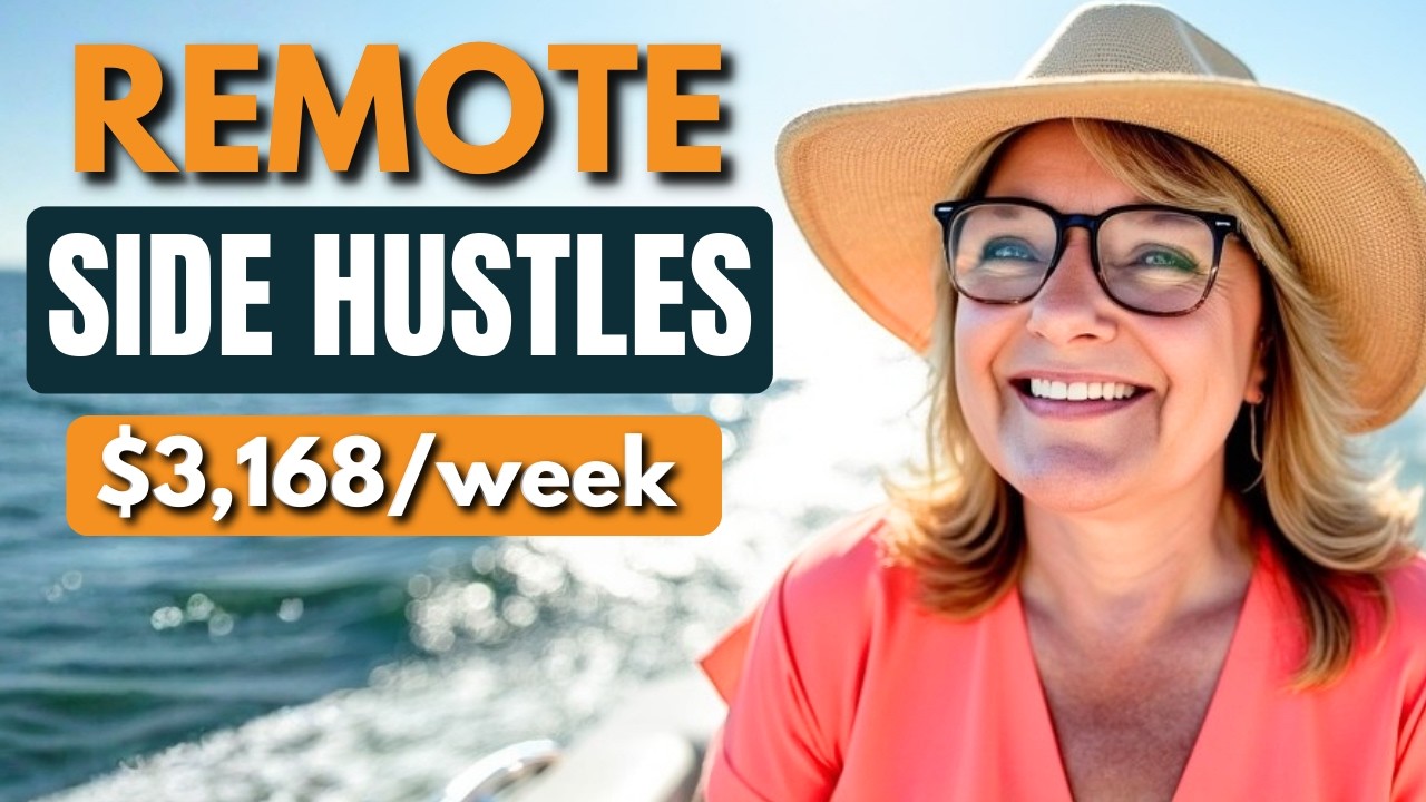 10 Best Remote Side Hustles for 50+ in 2026 - No Skills Needed - Tutorial video by Wendy Nolan