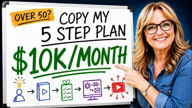 After 50? My Simple 5-Step Plan to $10K/Month Online